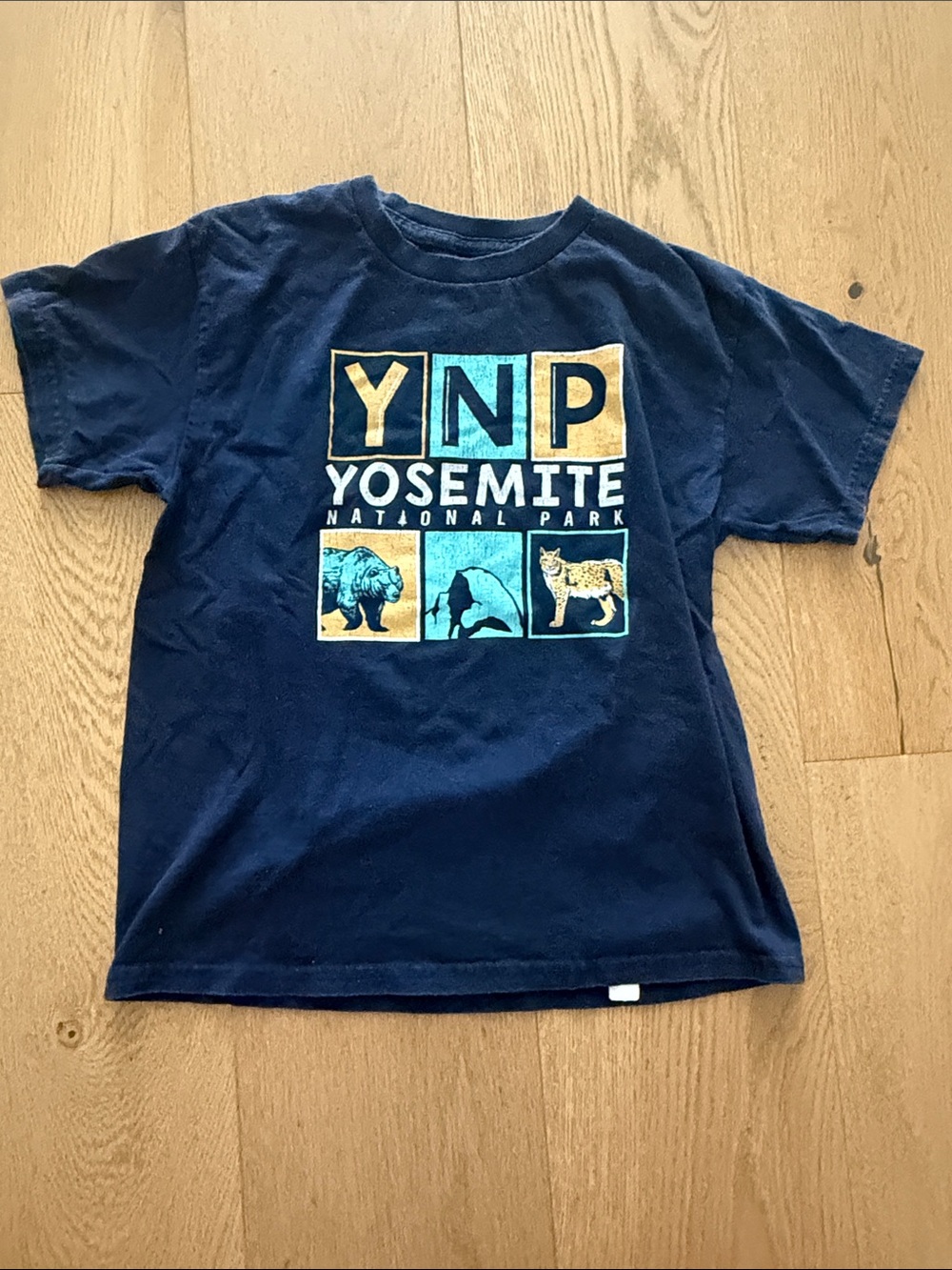 Kids Navy Yosemite National Park Graphic Tee